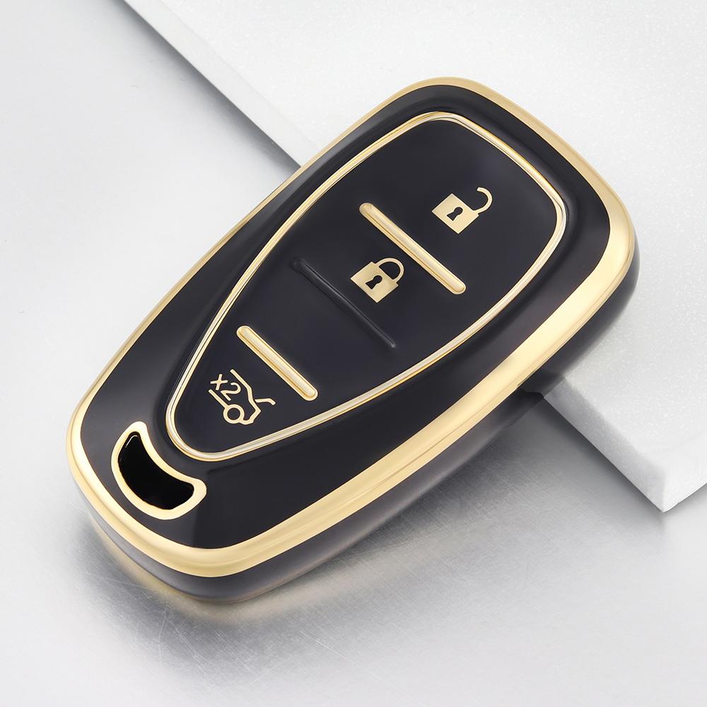 2 3-кнопочный чехол-брелок для автомобиля Chevrolet Onix Equino Orlando Cruze Spark Sonic Camaro Volt Bolt Trax Malibu Blazer Traverse