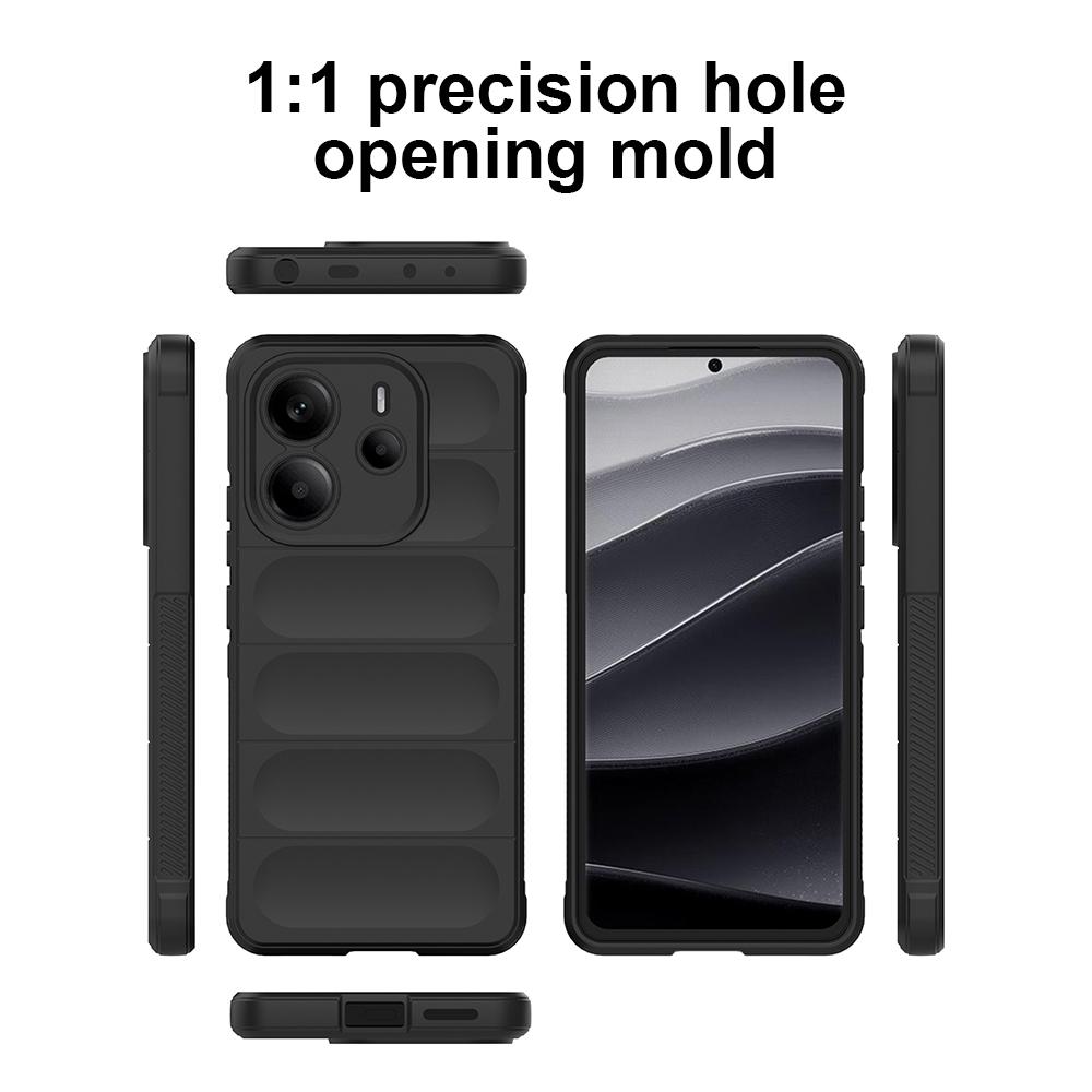 Жидкий силиконовый чехол для телефона для Xiaomi Redmi Note 15 Pro 5G 14 13 12 11 10 Pro 4G 15C 14C 13C 12C 10C Мягкая бронированная задняя крышка Funda