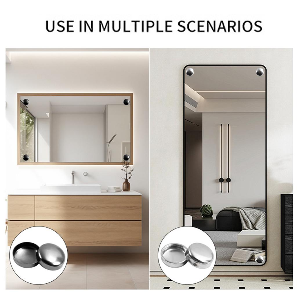 20 шт. Декоративные стеклянные шурупы, шляпные гвозди, портативный аксессуар для мебели и стекла с шайбами, элегантная отделка