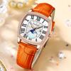 Ladies' Light Luxury Diamond Inlaid Quartz Watch, Luminous Waterproof, Ladies' Simple Temperament, Fashionable Wristwatch
