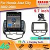 9,7-дюймовый вертикальный экран Tesla Android для Honda Fit Jazz City 2002 Автомобильный радиоприемник GPS-навигатор Мультимедийный проигрыватель Carplay
