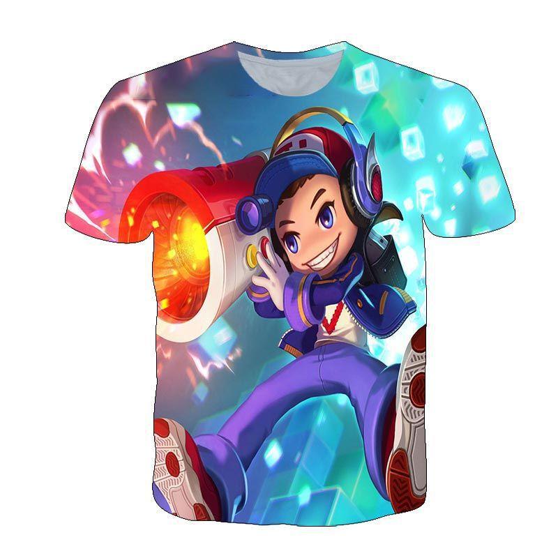 King of Glory T-shirt spring and summer male and female teenagers t-shirt student team clothes campus pain clothes dormitory black