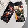 Чехол для телефона My Hero Bakugou Katsuki для Samsung Z Flip 7 6 5G Galaxy Z Flip 5 4 3 Черный Жесткий Чехол Роскошный ПК Корпус Coque