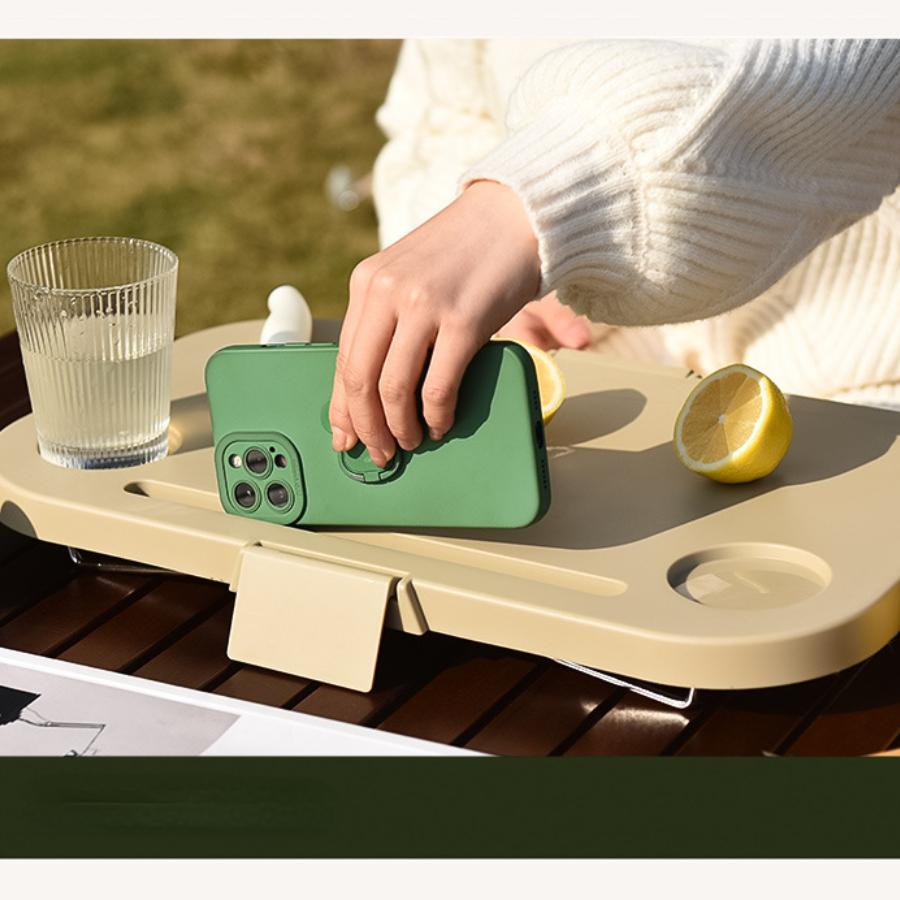 Портативная уличная корзина для хранения, многофункциональная складная корзина для пикника с фруктами, удобная и большая вместительная корзина для кемпинга с крышкой