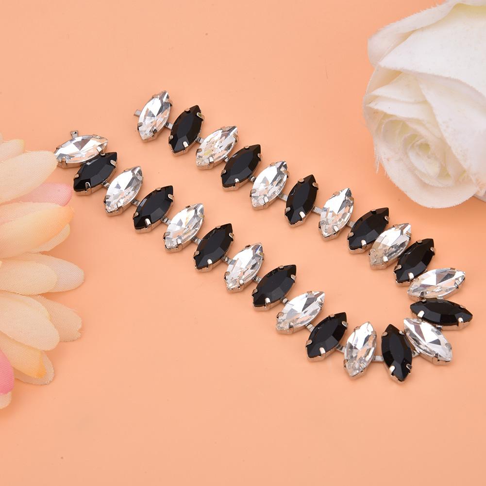 1 Двор (90см)   Стеклянная цепочка из страз для пришивания   Украшение для одежды