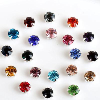 Стразы с креплением для декора