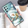 Чехол для телефона Рождественский Снеговик Пингвин Санта Олень Для Samsung Galaxy S24 S25 Ultra S21 S22 S10E Note 10 Plus 20 FE S23