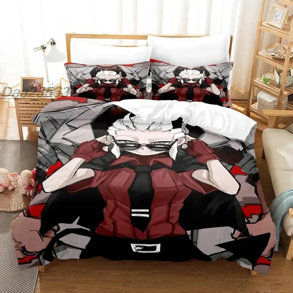 Комплект постельного белья Hellsing Single Twin Full Queen King Size Комплект постельного белья Aldult Kid Bedroom Duvetcover Sets Комплект постельного белья с 3D-принтом в стиле аниме