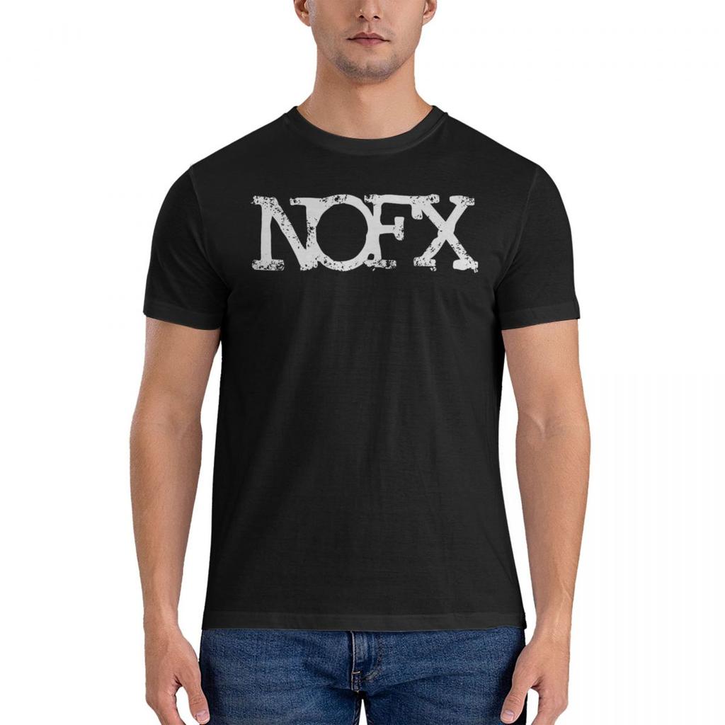 Мужская футболка Nofx Band, забавная футболка с коротким рукавом и круглым вырезом, чистый хлопок, идея для подарка, одежда