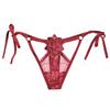WHITE FANG Floral Lace Sexy Lingerie for TT213 T-Back Panties, Women, (07 Wine)
