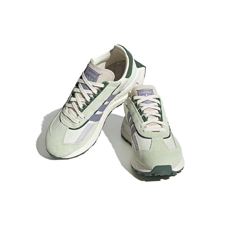 adidas Retropy E5 светло-зеленые фиолетовые женские кроссовки Cloud-White IE1925