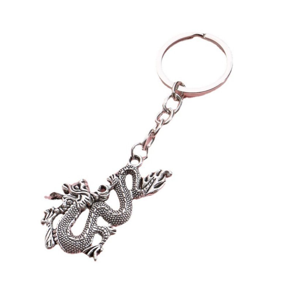 Creative Dragon Pendant Fashion Dragon Keyring Decoration Dragon Year Keychain Bag Decor