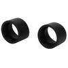 2Pcs 36mm Diameter Rubber Eyepiece Cover Accessory Guards for Stereo Microscope (Oblique Angle)