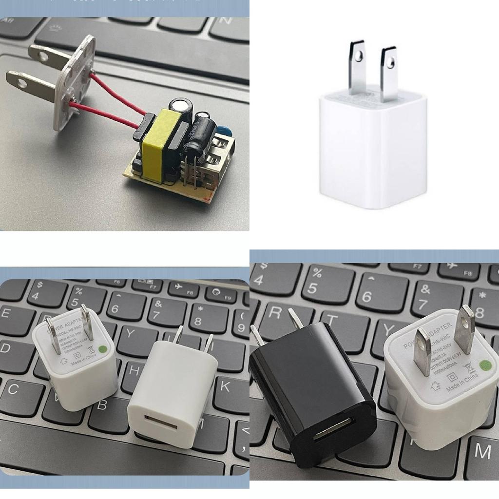 Универсальный USB-адаптер-зарядное устройство 5V 1A для смартфонов и мелкой бытовой техники с сертификацией FCC CE