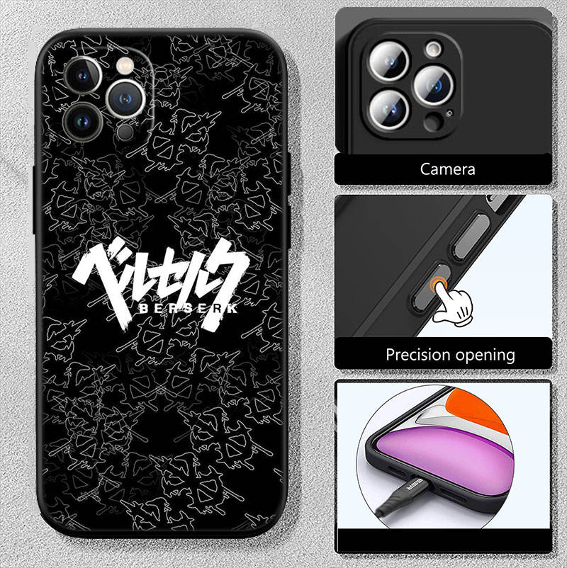 ED8 Berserk Guts Phone Case for Samsung A35 A25 A24 A15 A05S A05 M55 M35 M15 A06 A16 A02 A12 A13 A10 A20 A30 A22 A31 A32 A33 A41 A42 A50