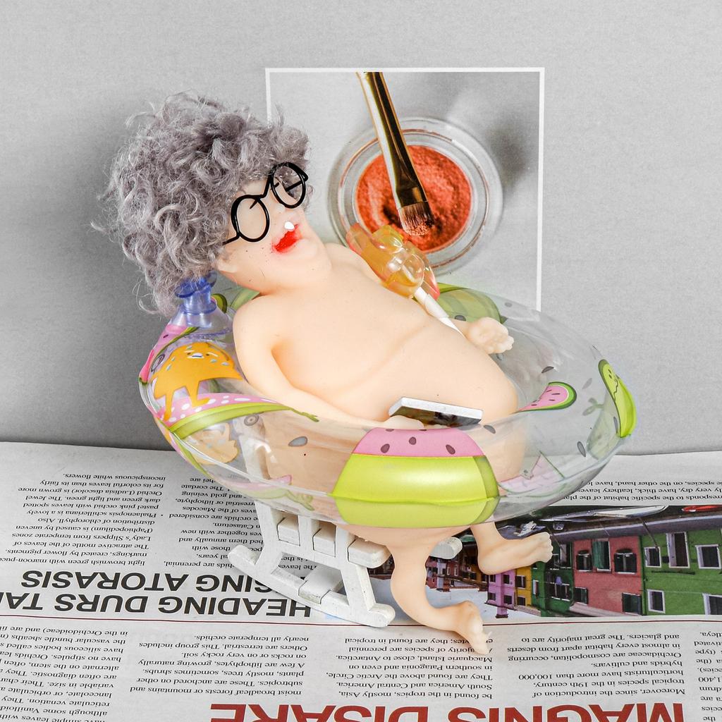 Bald Head Pinch Music New Unique Diy Weird Ornaments Fun Doll Decompression Toys