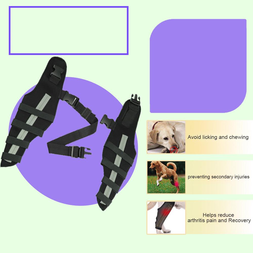 Наколенник для домашних собак, бандаж для ног при растяжении связок, артрит, сустав, поддержка задней ноги собаки