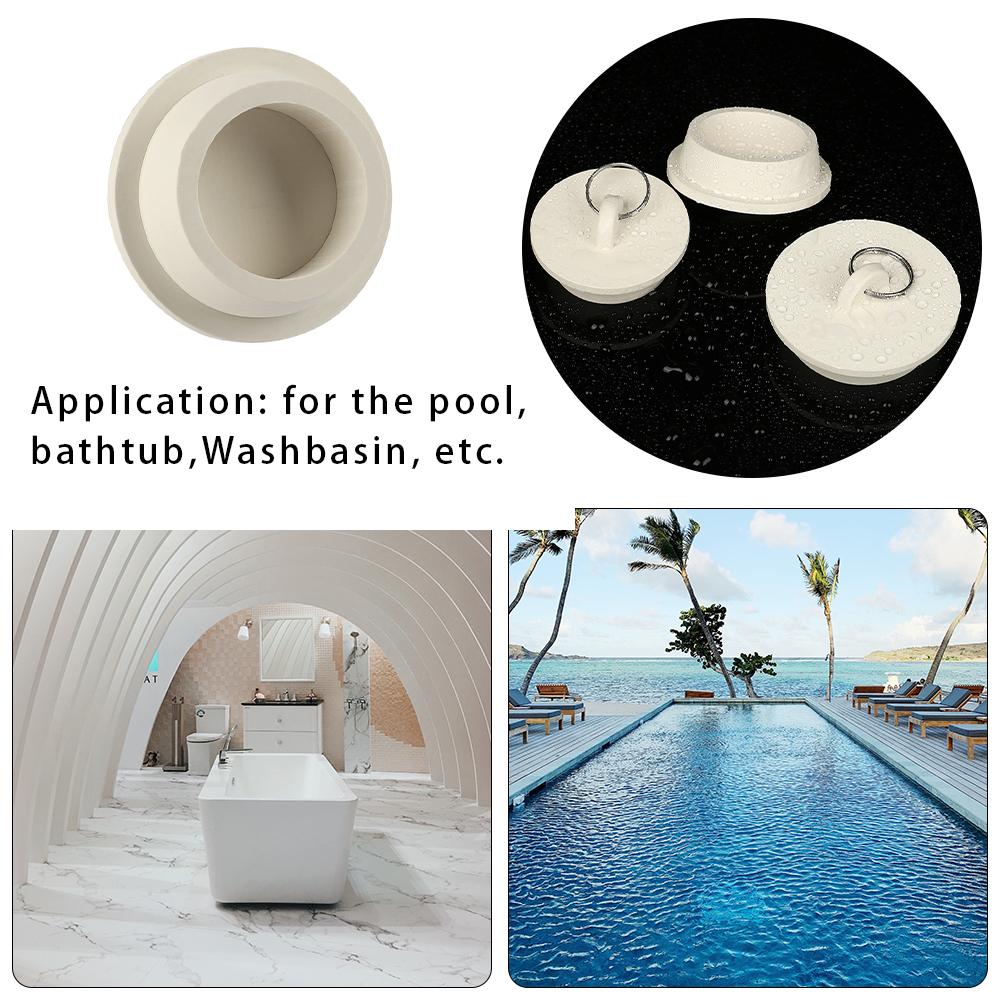 Useful Round Washroom Kitchen Bathroom Supplies Bathtub Stopper Sewer Drain Cover