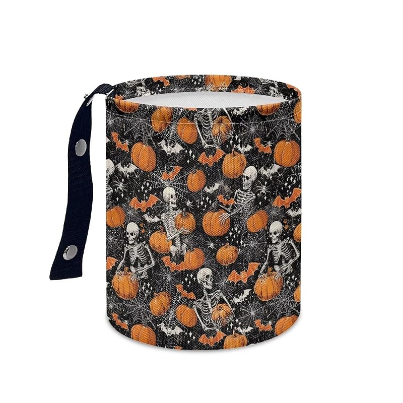 Daisy Cute Collapsible Portable Trash Can for Car Front Seat, Back Seat, Floor, Headrest Rubbish Bin