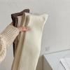 Мягкие шерстяные кашемировые носки до колена с собранным верхом: Толстый, Теплый, Однотонный, Осенне-Зимний, Выше колена, Комфорт