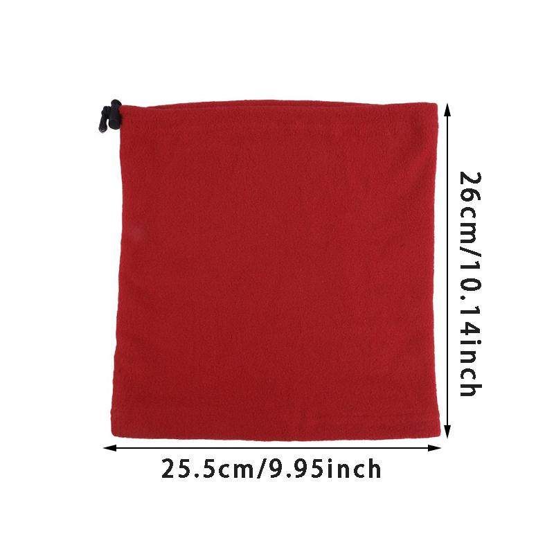 Унисекс Мужчины Женщины Термальный теплый флисовый шарф-снуд, теплая шапка-бини, лыжная балаклава