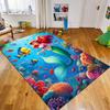 1PC Disney The Little Mermaid Print Carpet for Living Room Bedroom Kid's Room Home Decor Pink Room Decor Area Rug Non-slip Mat