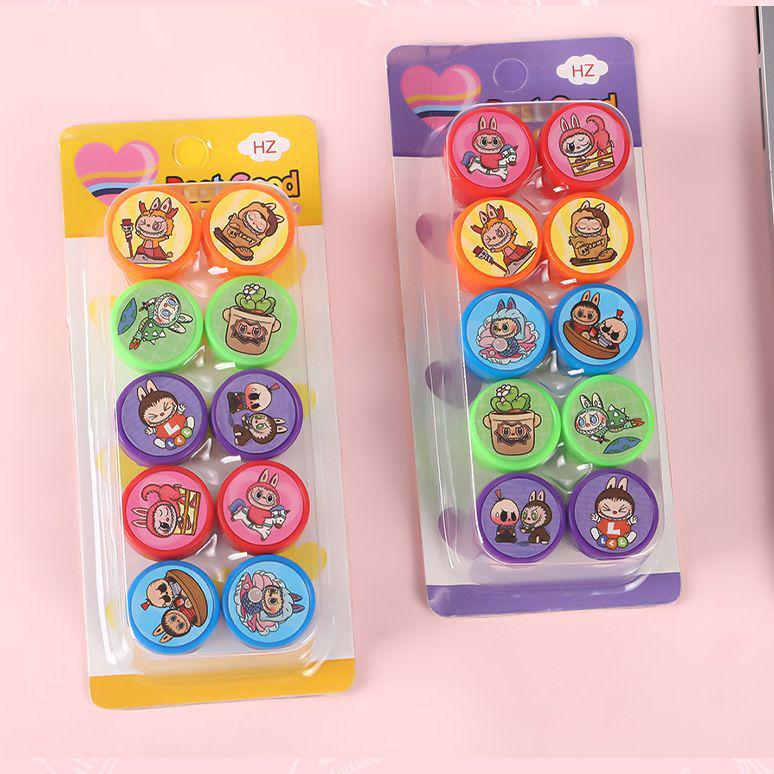 Креативный штамп для журнала Langlang Mountain Little Monster & Toad Pig Spirit Clear - Детский приз