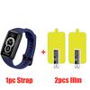 Силиконовый ремешок + защитная пленка для Huawei Band 6 7 8 NFC Smart Band Сменный мягкий браслет ремешки для Huawei Band 6 7 8 чехол