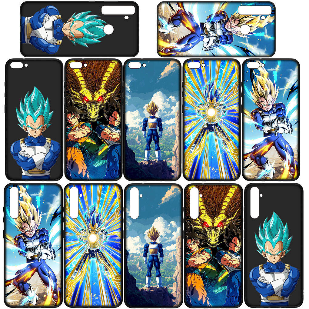 Phone Case for Samsung Galaxy S25 S23 S24 Ultra FE Plus A05 A06 A15 A16 A36 A37 A35 A54 A55 A56 A57 A25 A26 A53 Coque Dragon Gokus Ball Vegeta Cover
