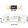 X AUTOHAUX 1 Комплект Автомобильный 1/0 2 4 AWG Вход/Выход Держатель Предохранителя ANL и 5 шт. Предохранителей ANL 50A