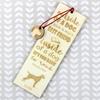 Vizsla – Dog bookmark, personalized bookmark – Design 02 | Art-Dog