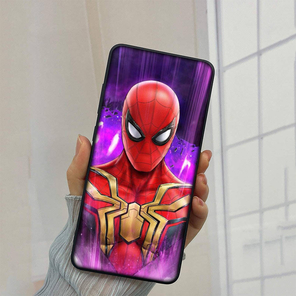 Для Samsung Galaxy S24 S23 iPhone 15 14 Xiaomi Redmi Note 13 12 11 Pro Max X 8 7 9 10 XR OPPO A15 Huawei чехол для телефона Человек-паук Marvel Человек-паук чехол