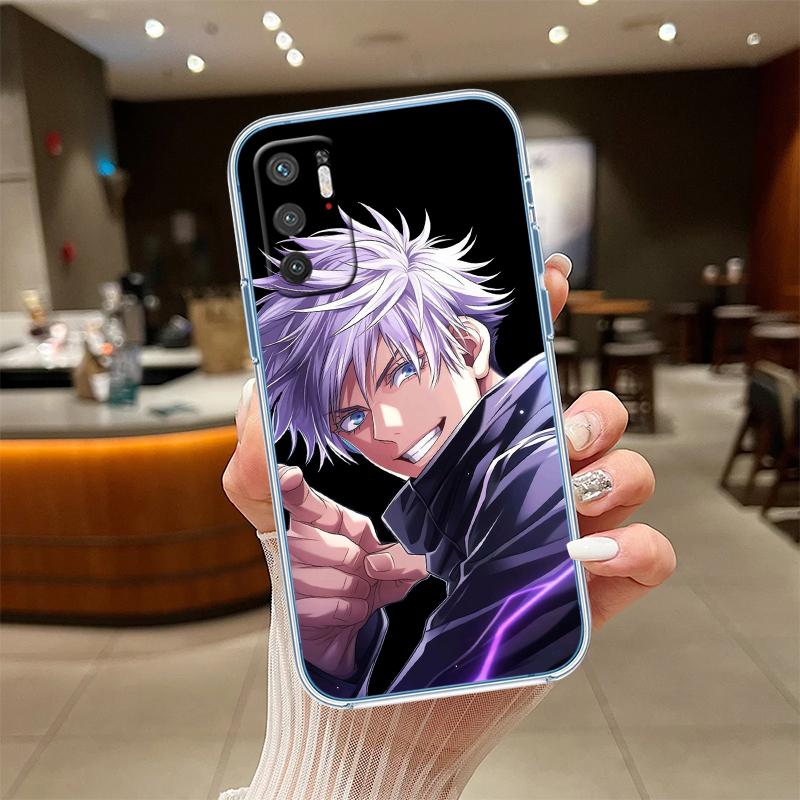 NH27 G-Gojo S-Satoru Transparent Phone Case for Samsung Galaxy A04 A04S A14 A23 A34 A54 M23 M33 M52 M53