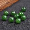 Натуральный Хэтяньский нефрит 8 мм Яшма Круглые бусины для DIY ювелирных изделий: Аксессуар для браслета и ожерелья.