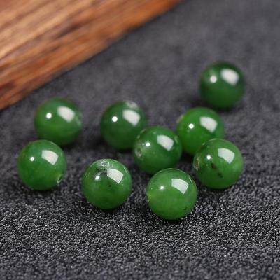 Натуральный Хэтяньский нефрит 8 мм Яшма Круглые бусины для DIY ювелирных изделий: Аксессуар для браслета и ожерелья.