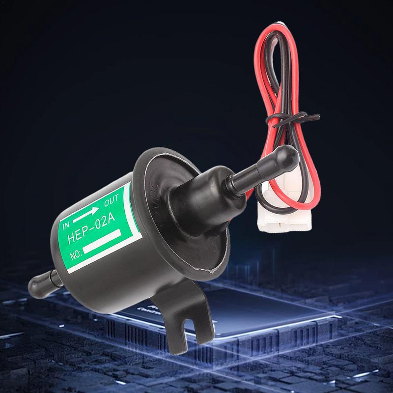 Масляный насос низкого давления 12 В, встроенный небольшой масляный насос HEP-02A, электрический масляный насос для мотоцикла, эффективные модификации автомобилей
