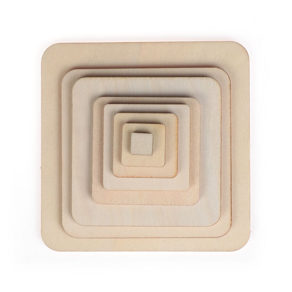 Новые принадлежности для скрапбукинга, свадебный декор, пустая доска, квадратные деревянные куски, деревянные бирки, орнамент