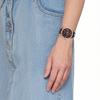 Casio SHEEN кварцевый механизм кожаный ремешок японские и корейские часы женские часы коричневый циферблат SHE-3058PGL-5A
