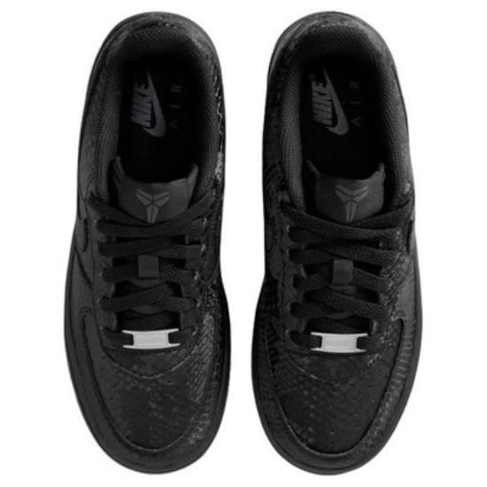 Nike Nike Air Force 1 Low Kobe Мужские Удобные Дышащие Низкие Кеды для Скейтбординга Черные IB0018-003