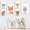 Animal Decoration Sheets Picture Wall Art Poster Children's Canvases Room Paintings For Nursery Decorative Prints Wall Posters No Frame