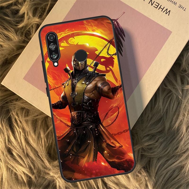Mortal Combat Funda For Huawei P40 P20 P30 Lite P50 Mate 50 Pro P Smart 2019 Honor 70 50 X8 X9 X9a Case