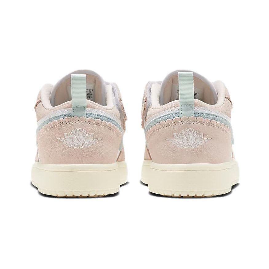 Детские кроссовки Air Jordan 1 Low ALT SE PS Scalloped Edge Pink Guava-Ice Jade-Ice DZ6961-800