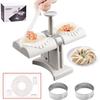 Автоматическая машина для пельменей Двухголовочная прессующая форма Форма для пирогов вонтонов Легко чистить DIY Многоразовый кухонный гаджет Инструмент