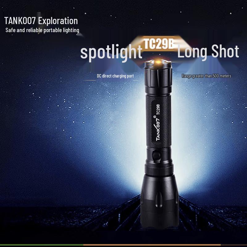 Мощный светодиодный фонарь TANK007 TC29B с CREE LED