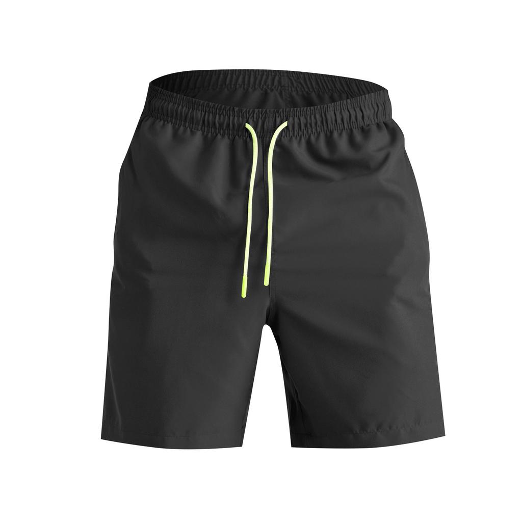 Мужские плавки, быстросохнущие пляжные шорты с карманами на молнии и сеткой