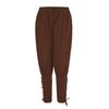 Men's  Ankle Banded Pants Medieval Viking Navigator Trousers Renaissance Pants Party Cosplay Costume