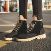 Fashion Zapatos Mujer Tacon 2024 Bota Feminina Salto Fashion Women Boots Round Head Lace-up  Boots Leisure Shoes Tenis Feminino966