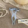 Multicolor Acetic Acid Bow Hair Stick Chinese Style Pan Hair Fork Cute U-shaped Hairpin  Ladies
