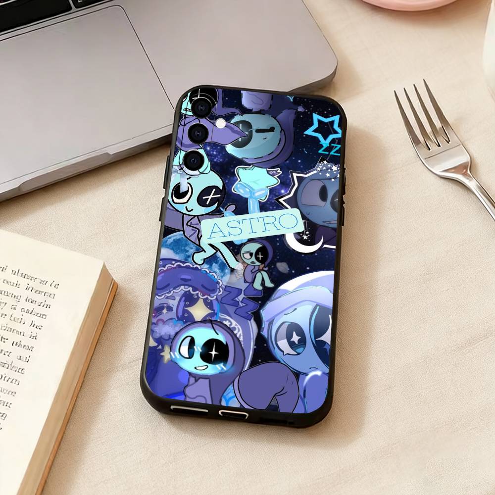 A-Astro D-Dandys Games Чехол для телефона Samsung Galaxy A73, A72, A71, A70, A53, A52, A51, Мягкий силиконовый черный чехол