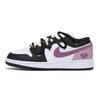 Air Jordan 1 Низкие Винтажные Баскетбольные Кроссовки Устойчивые к Скольжению и Истиранию Мужские Черно-Розовые 553558-131(Команда85-)